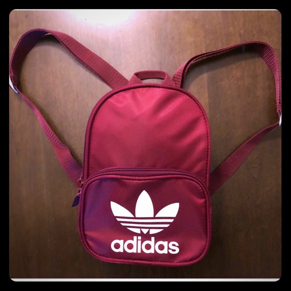 adidas backpack burgundy